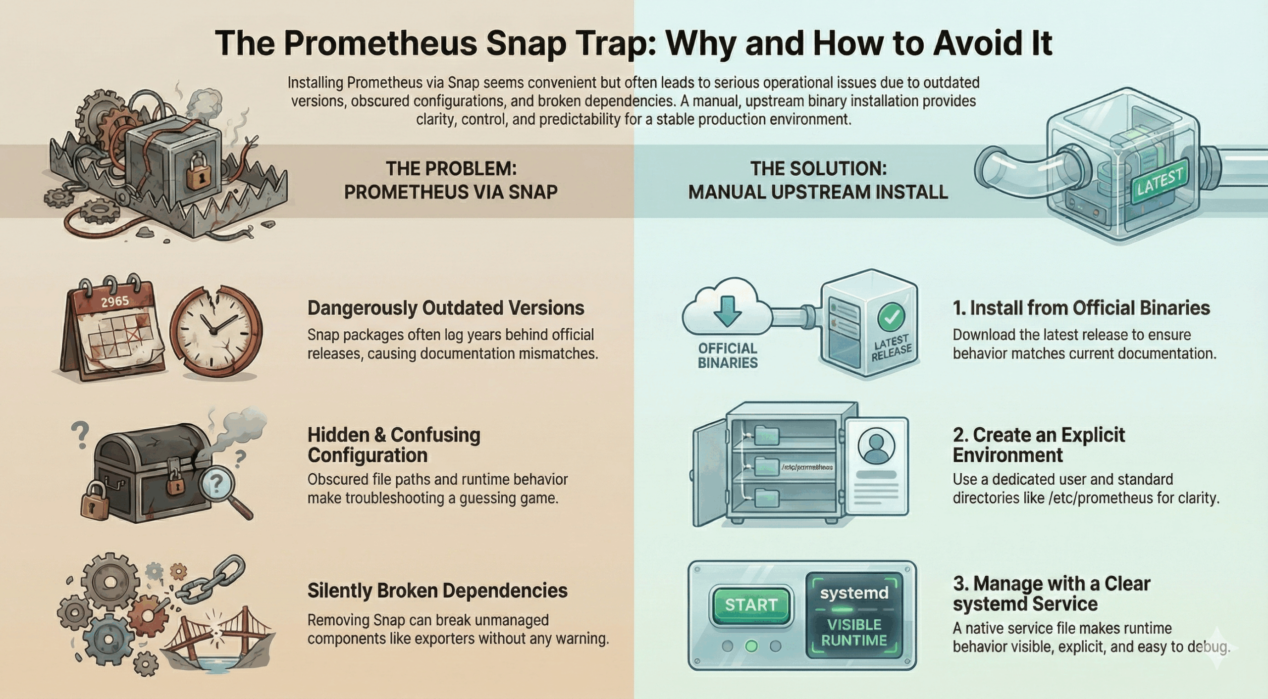 Prometheus Snap Pitfalls