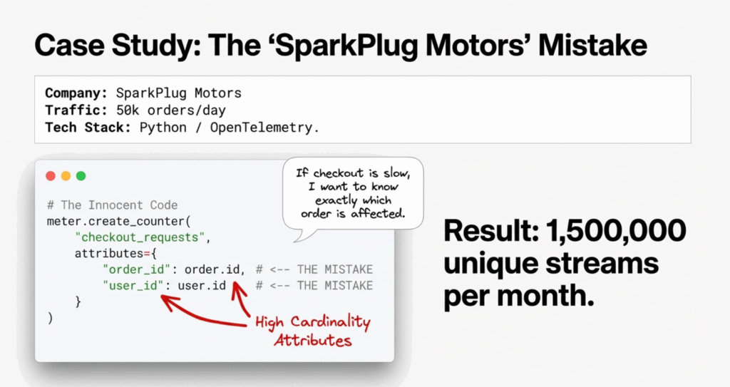 SparkPlug Motors high cardinality mistake