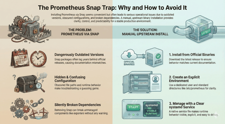 Prometheus Snap Pitfalls: How to Setup a Full Prometheus Server